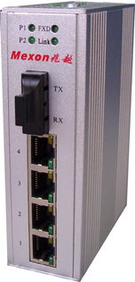 上海兆越通訊技術產品解析 mie 1105系列1光4電工業以太網交換機與工業級收發器